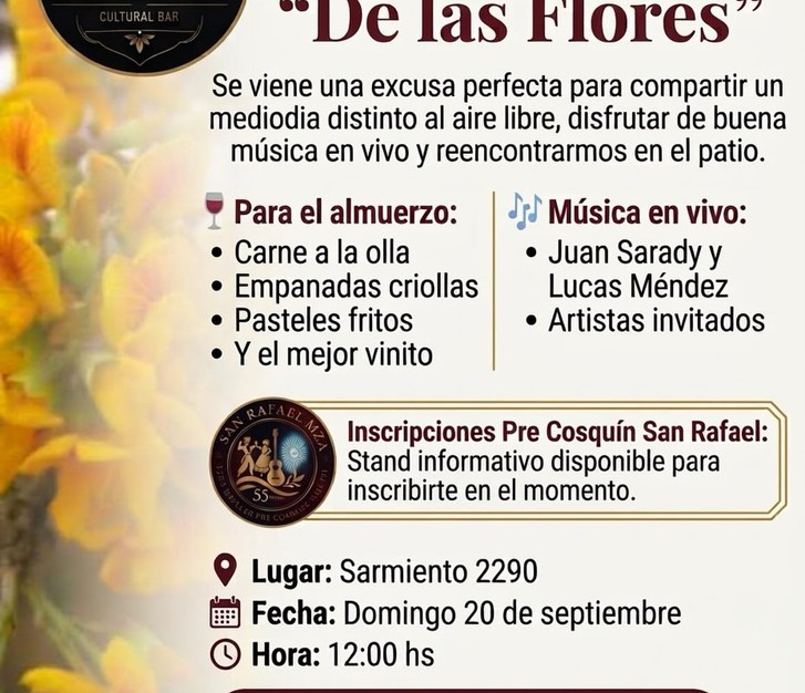 DE LAS FLORES